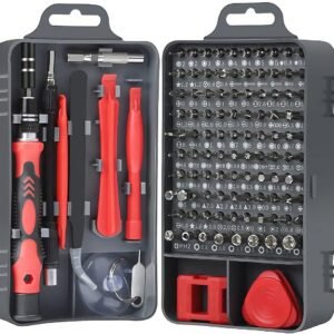 Barebeauty Tool Kit & Screwdriver and Socket Set Multi Purpose Combination Tool Case Precision Socket Set (115 IN 1)