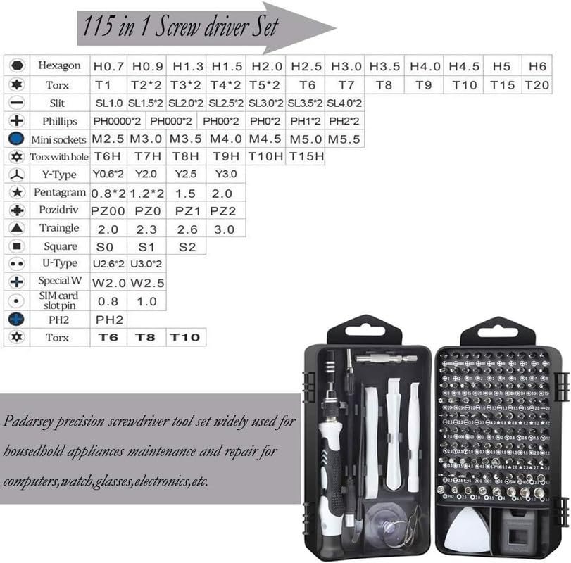 Precision Socket Sets Barebeauty Tool Kit & Screwdriver and Socket Set Multi Purpose ...