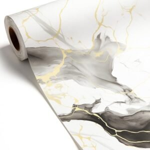 Barebeauty 2025 Premium Wallpaper Stickers for Wall Kitchen Platform Home Decorative Waterproof Oil Proof (60L * 200W CM) (Grey) (94)