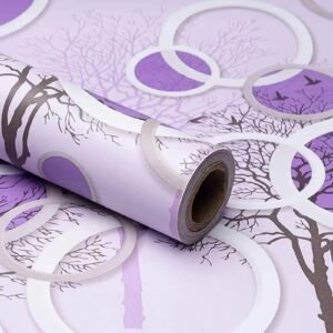 Barebeauty Self Adhesive 3D Waterproof Wallpaper PVC Vinyl Decorative Wall Covering Old Furniture Bedroom Hall Living Room (45L * 300W CM) (AK 608)