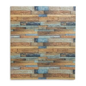 Barebeauty 3D Brick Wallpaper for Wall ? Self Adhesive PE Foam Wall Stickers, 3D Wall Paper Waterproof DIY Wall Panels for Home & Office D?cor (70L * 77W CM) (WHITE BROWN)