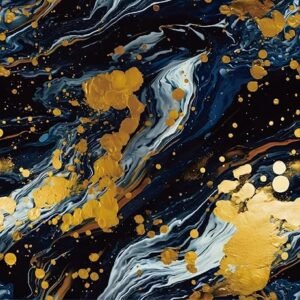 Barebeauty Marble Wallpaper Oil Proof Waterproof Kitchen countertop Paper Furniture (60W * 200L CM) (MAGIC BLUE)