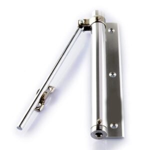 Stainless Steel Door Closer for Home Office Soft Closing Heavy Duty Door Control Arm Adjustable Automatic Closing Mechanism for Wooden Metal Doors