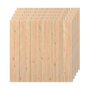 Barebeauty 3D Brick Wallpaper for Wall ? Self Adhesive PE Foam Wall Stickers, 3D Wall Paper Waterproof DIY Wall Panels for Home & Office D?cor (70L * 77W CM) (LIGHT BROWN)