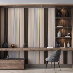 Barebeauty Premium Self Adhesive Wallpaper Decorative Wall Covering | Peel & Stick Installation | Durable & Smooth Finish | Wallpaper for Home, Hotel, Living Room (45X300 CM)